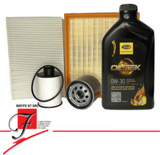 KIT TAGLIANDO + 5 LT OLIO OPEL MERIVA B MPV/ SPACE WAGON (S10) 1.6 CDTI (75)
