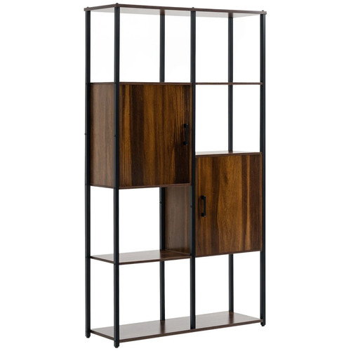 Homcom libreria industriale - homcom, 4