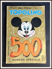 ⭐ TOPOLINO libretto N. 500 - Disney Mondadori 1965 - DISNEYANA.IT ⭐