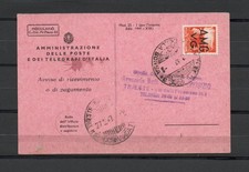 AMG VG, storia postale