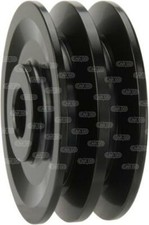 PULEGGIA DOPPIA UNIVERSALE PER ALTERNATORE, Ø INTERNO 17mm, Ø ESTERNO 76,6mm