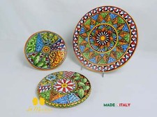 Tagliere rotondo decorato in