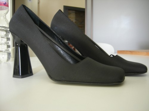 Decollete nero tacco 100 - decollete,