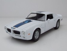 Pontiac Firebird Trans Am 1972 Bianco Modellino 1:24 Welly
