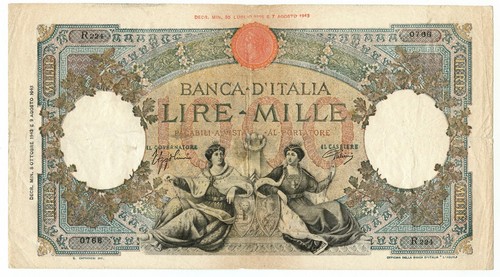 1000 lire capranesi - 1000,