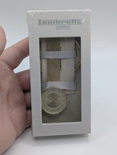 Orologio da polso e bracciale Lambretta Cielo 34 maglie oro sigillato in fabbrica 2 pezzi cofanetto
