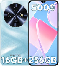 C5 Smartphone - 16GB+256GB/1TB Telefono Cellulare, Schermo Waterdrop HD+ Da 6.52