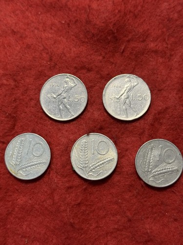 Lotto lire italiane anni
