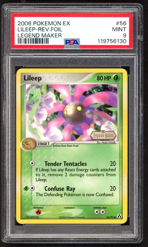 Pokemon card psa 9 lileep - psa,