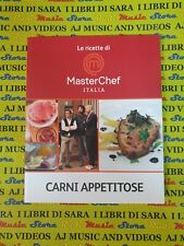 Book libro MASTER CHEF ITALIA le ricette CARNI APPETITOSE  2015 (L21)