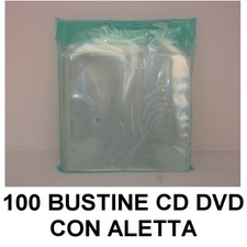 100 BUSTINE PORTA CUSTODIA CD