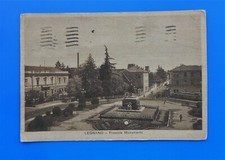 Cartolina Postcard Legnano Milano Piazzale Monumento viaggiata 1938