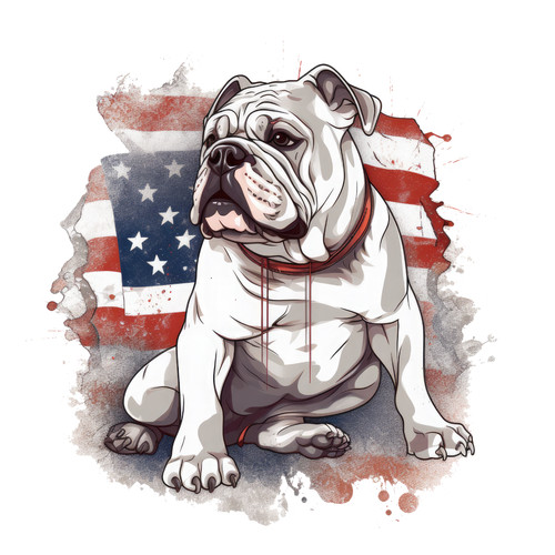 Adesivi auto bulldog inglese - adesivi,