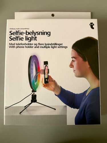 Luce selfie con - con, supporto