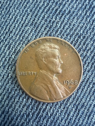 One cent coin - one,