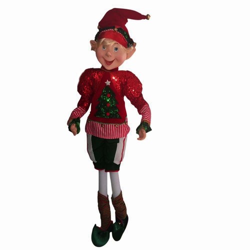 Elfo decorativo natalizio - natalizio, h120