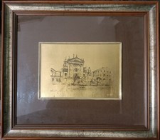 INCISIONE SU FOGLIA IN ORO