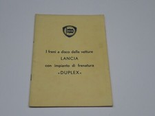 LANCIA I FRENI A DISCO DELLE VATTURE CON IMPIANTO DI FRENATURA DUPLEX 1960