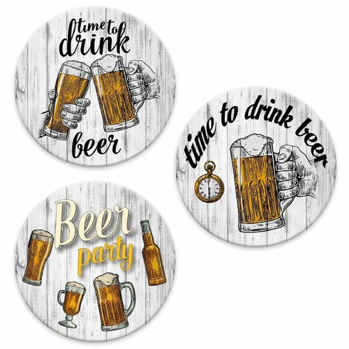 Sottotutto rotondo coll beer - rotondo,