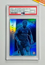 Topps PSA 10 Roberto Di Matteo 1/1 Rainbow Foil Blue è il colore Chelsea FC
