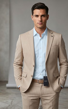 ABITO UOMO MEN'S SUIT GESSATO