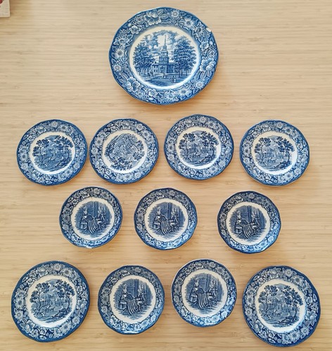 Set piatti vintage - piatti, "liberty