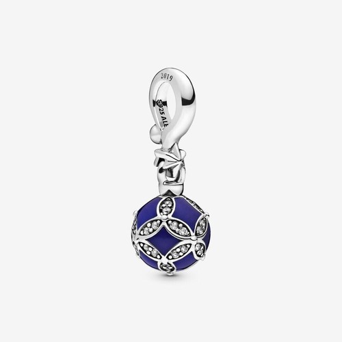 Ciondolo pendente pandora blu - ciondolo,