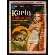 manifesto KARIN UN CORPO CHE BRUCIA linda veras berco daque A145