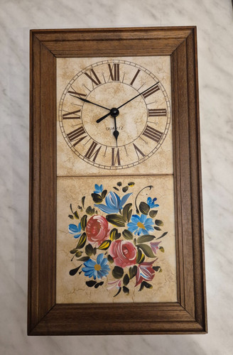 Orologio parete piastrella - parete,
