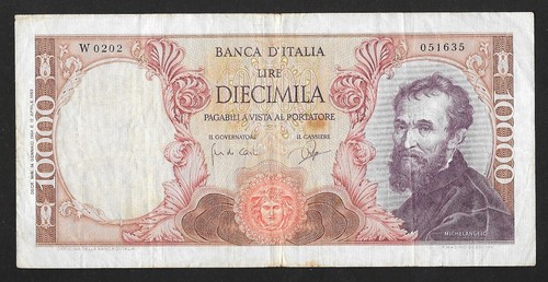 Italia banconota 10000 lire - -,