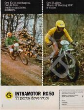 advertising Pubblicità brochure-MOTO INTRAMOTOR RG 50 1977-REGOLARITA -ENDURO