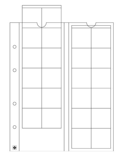 Leuchtturm custodie per - custodie, monete