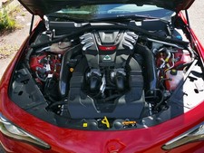 Manicotti Aspirazione In Carbonio Alfa Romeo Giulia Quadrifoglio + Filtri a Cono