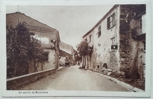 Cartolina brizzolara saluto - cartolina,