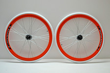 Ruote o cerchi 28x1.3/8-5/8 fixed 1v flip flop arancio Gipiemme personalizzabile