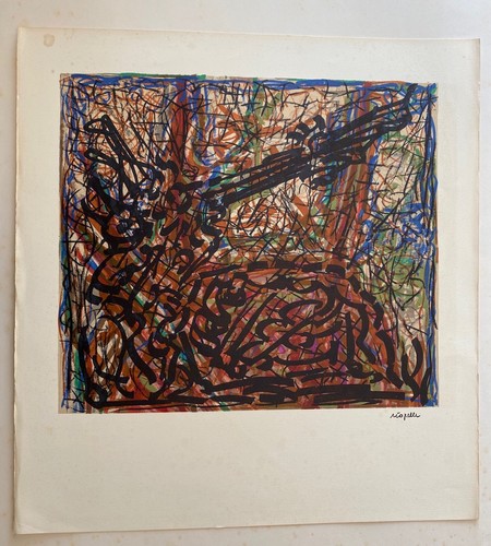 Riopelle litografia originale