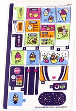 NUOVO LEGO - Adesivo - Amici -