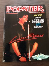 POPSTER Anno 4 N°36 1980 Lou Reed+Poster Paul Mc Cartney Rock Magazine