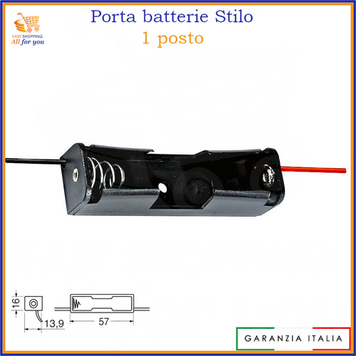 Portabatterie porta - aa,