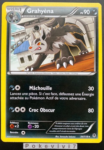 Carte pokemon grahyena - carte,