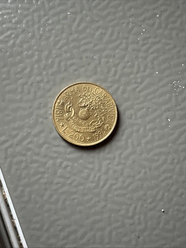 Moneta 200 lire arma dei - da,