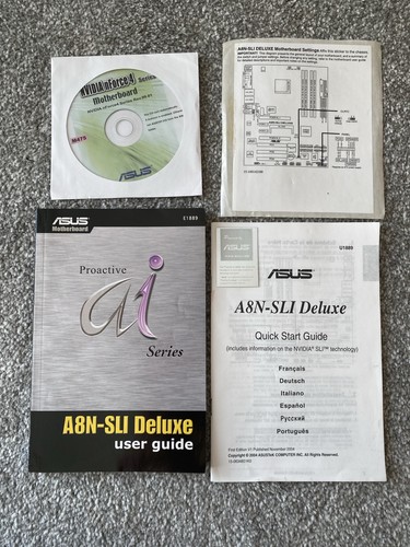 Asus a8n sli - asus, manuali
