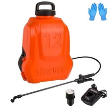 Stocker 239 - Pompa a Zaino Elettrica 12 L Batteria 12 V Lance e Ugelli