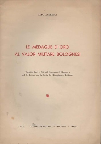 Libro andreoli medaglie - libro, le