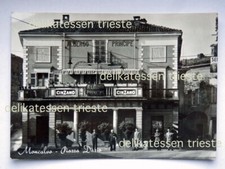 MONCALVO Asti Albergo Principe Targa CINZANO animata vecchia cartolina