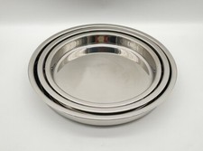 AMC Set 3 Vassoi Acciaio Inox