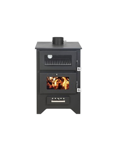 Stufa forno legna - forno, a