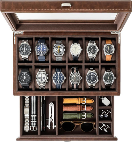 Scatola porta orologi - con, 12