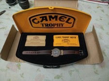 Orologio Camel Trophy green belt swiss moviment 35mm vintage watch caliber eta