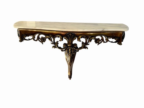 Console parete ottone - console, da